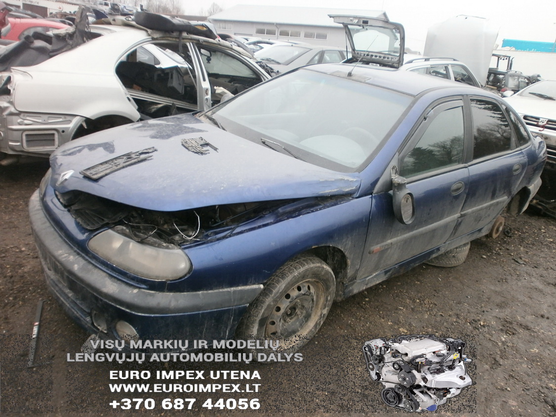 Подержанные Автозапчасти Renault LAGUNA 1998 1.9 машиностроение хэтчбэк 4/5 d. синий 2013-12-28